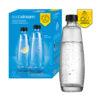 Bottiglia in vetro per gasatore duo confezione bipack