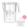 Caraffa bwt modello vida capacità 2,6 lt longlifemg2+ di colore bianco con contatore manuale ZBW815130-1