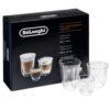 The connoisseur collection : 2 bicchieri espresso 90ml, 2 bicchieri cappuccino 270ml, 2 bicchieri lattemacchiato 330ml