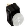 Interruttore phon tasto tondo i o ii 12x27 10A 3 contatti