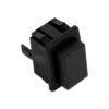 Pulsante push tasto nero 19x13 4 faston