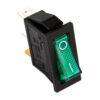 Interruttore luminoso verde led 11x30 16a unipolare