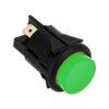 Interruttore bipolare luminoso VERDE TONDO