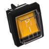 Interruttore bipolare luminoso giallo CON PROTEZIONE 250V 16A