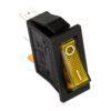 Interruttore luminoso giallo 11x30 16a UNIPOLARE