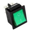 Interruttore bipolare luminoso verde 16a