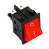 Deviopulsante bipolare luminoso 6faston 30*22 ROSSO