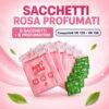 Sacchetti Folletto Rosa Profumati compatibile con VK 135 e VK 136 - pezzi 6 + 6