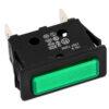 Segnalatore lum. 11x30mm verde 220v