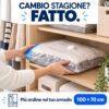 Sacchetti Sottovuoto anallergico utilizzabili anche con Folletto - Misure 120x80, 100x70 e 60x50