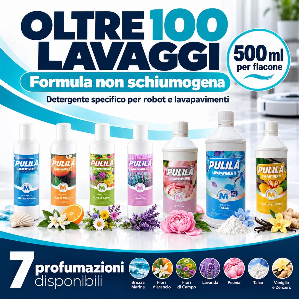 Detergente Pavimenti specifico per Robot Lavapavimenti e Scope Elettriche da 500 ml - immagine 4